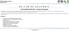 Desktop Screenshot of linux.ubiobio.cl